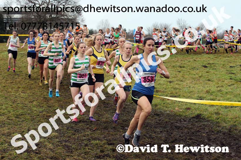 Senior womens North Eastern Cross Country, Aykley Heads, Durham. Photo: David T. Hewitson/Sports for All Pics